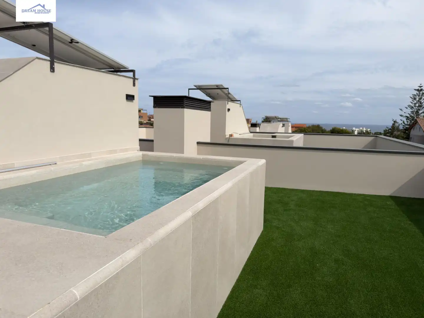 Terrasse von Dachboden zum Verkauf in Alella mit Klimaanlage, Heizung und Terrasse