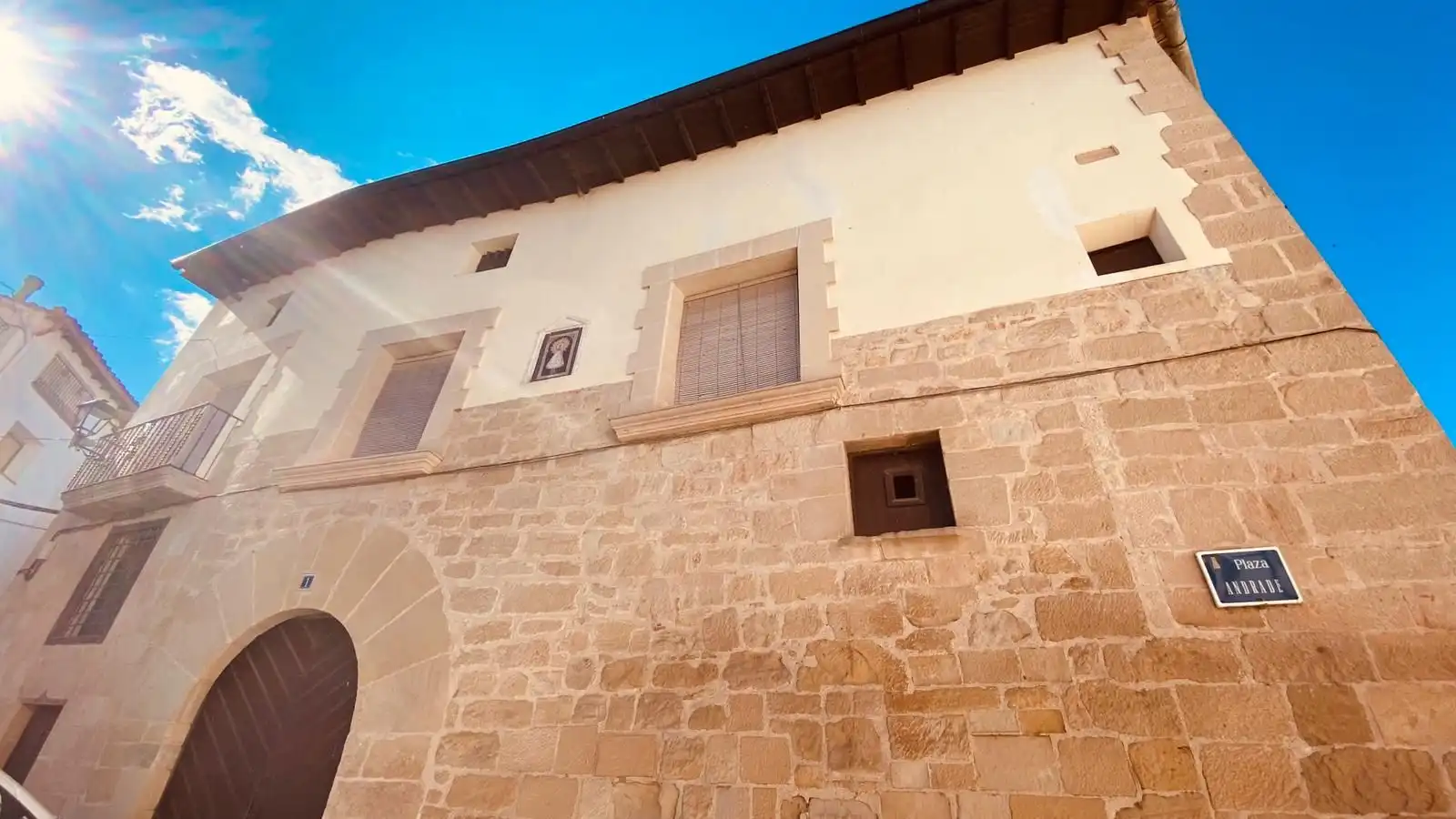 Vista exterior de Casa o chalet en venta en Torrecilla de Alcañiz con Jardín privado, Terraza y Trastero