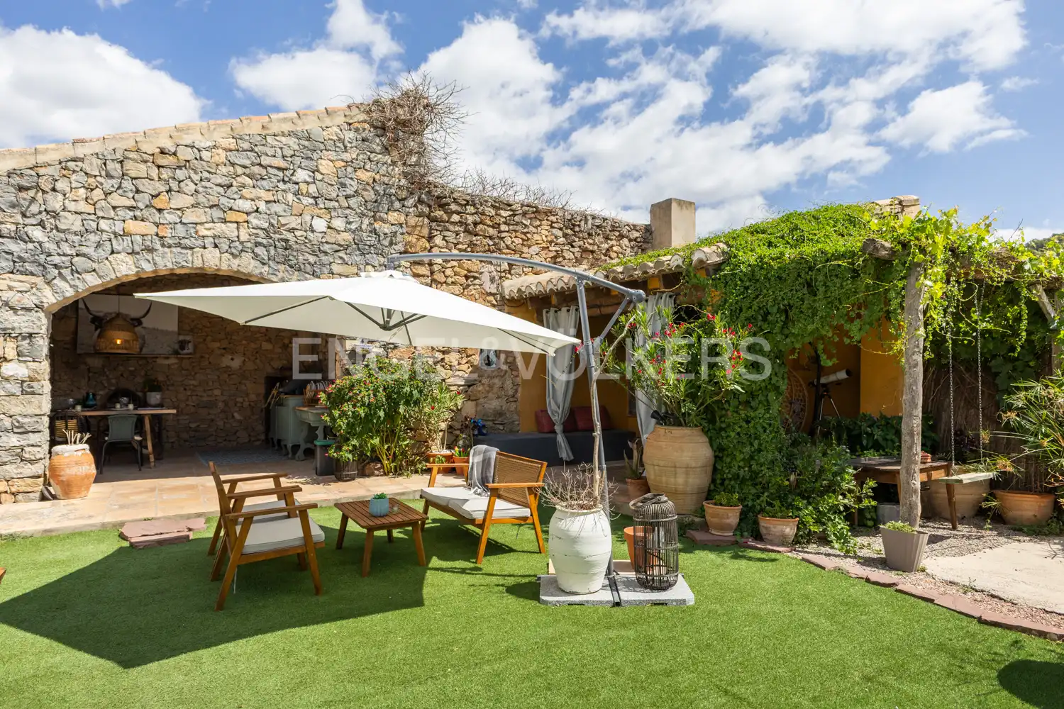 Terraza de Casa o chalet en venta en Alcublas con Aire acondicionado, Calefacción y Jardín privado