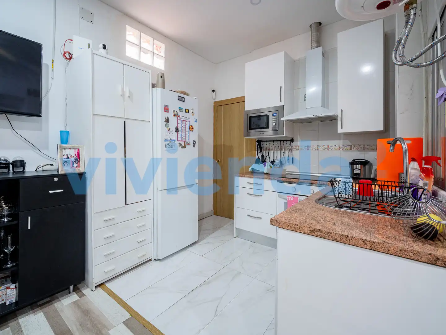 Kitchen of Flat for sale in Madrid  with Air Conditioner, Heating and Storage room