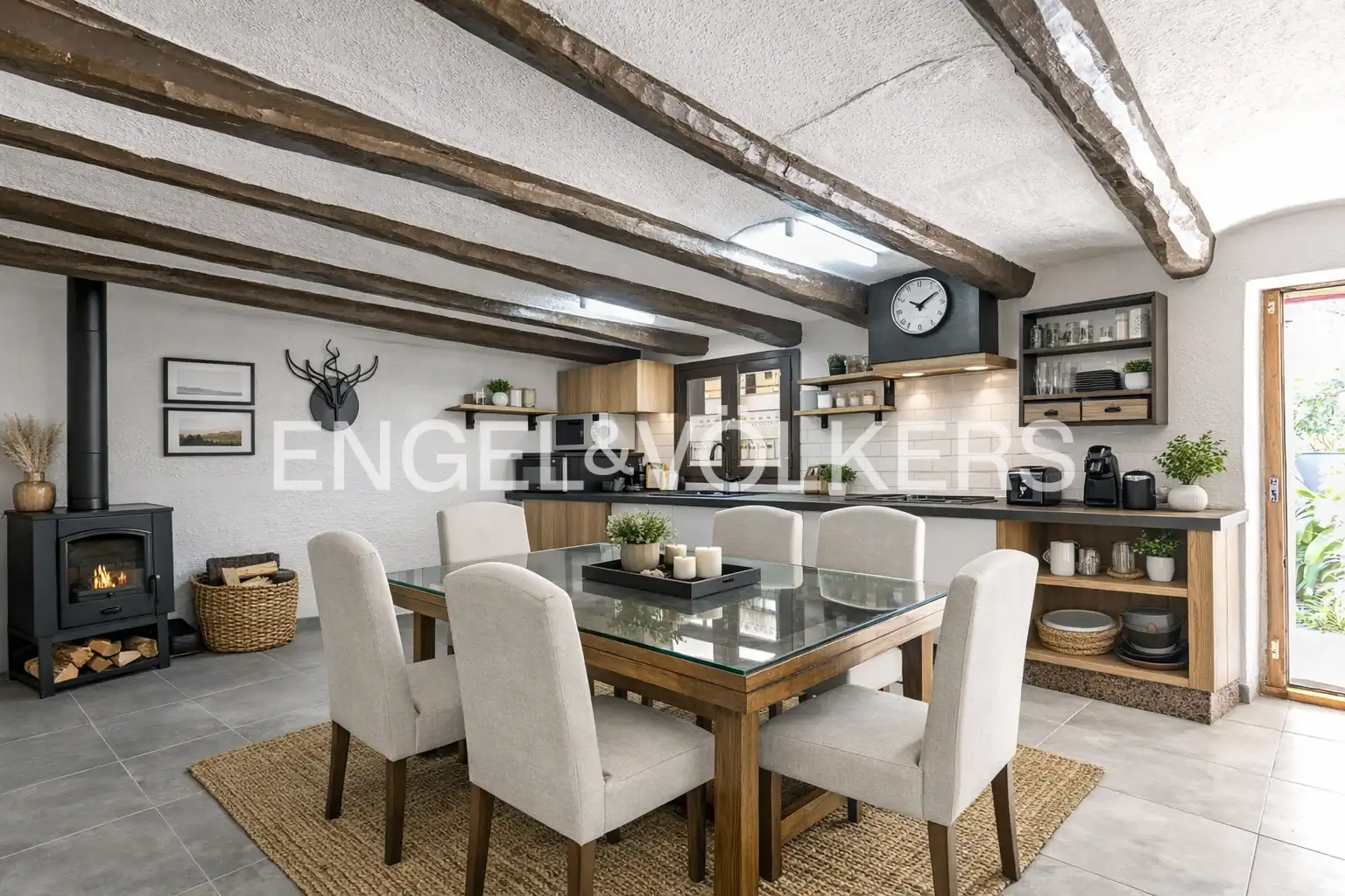Dining room of Houses for sale in Creixell  with Heating, Private garden and Furnished