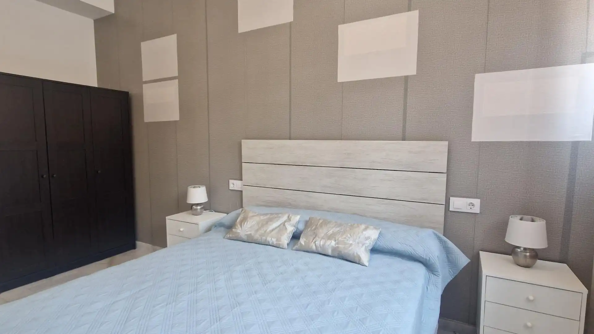 Schlafzimmer von Wohnung zur Miete in Jerez de la Frontera mit Klimaanlage und Möbliert