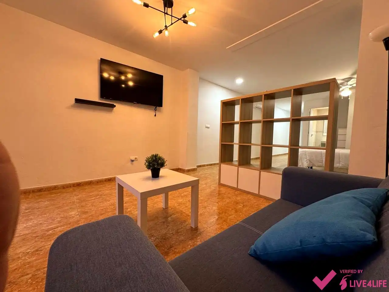 Sala d'estar de Planta baixa de lloguer en Valencia amb Moblat