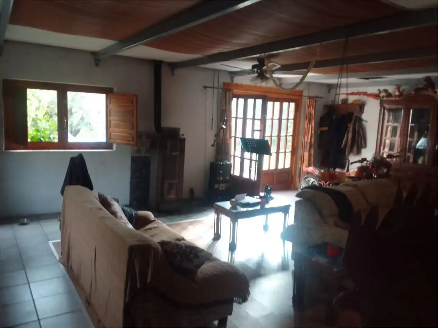 Sala d'estar de Pis en venda en Órgiva amb Jardí privat, Parquet i Piscina
