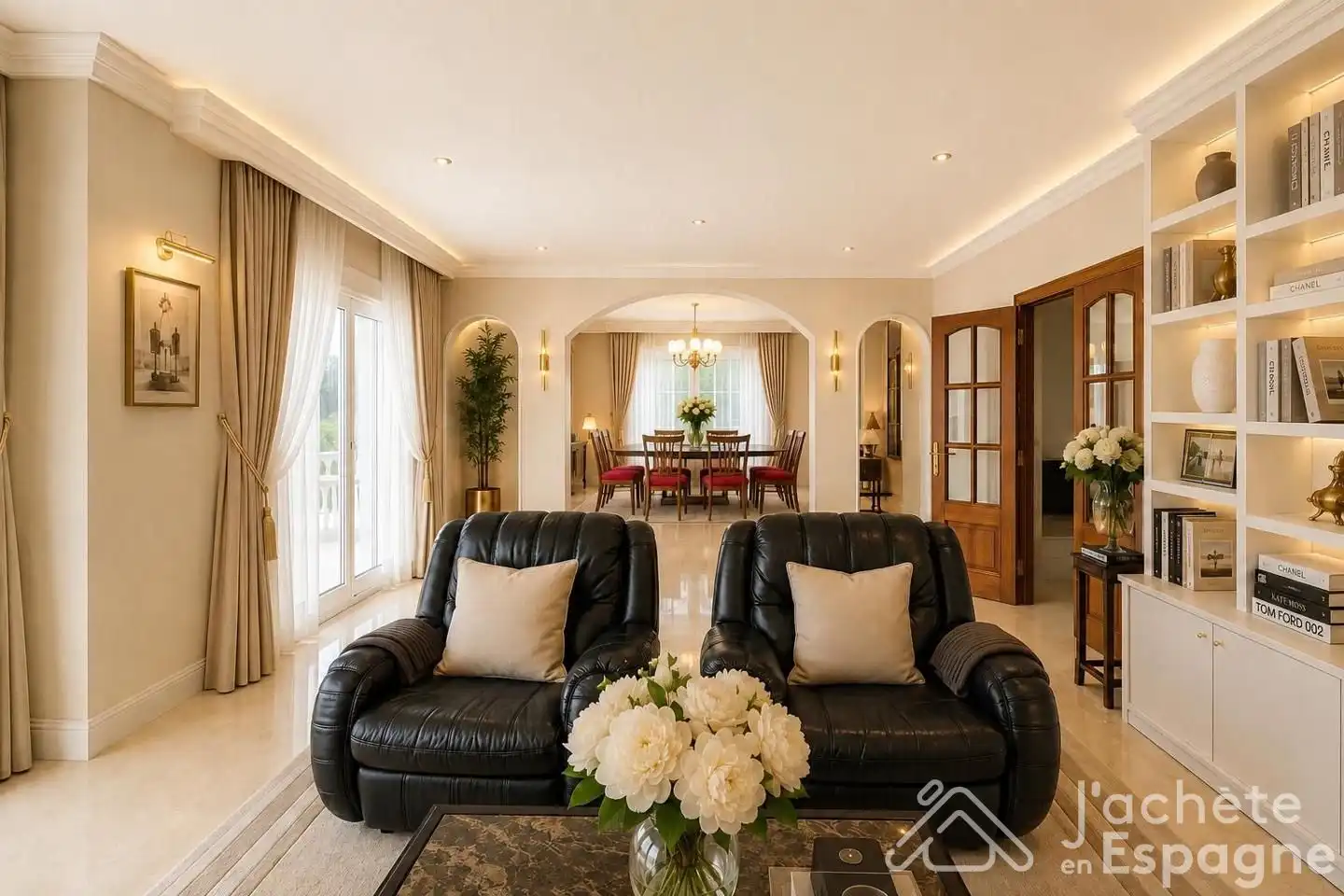 Sala de estar de Casa o chalet en venta en Gilet con Aire acondicionado, Jardín privado y Terraza