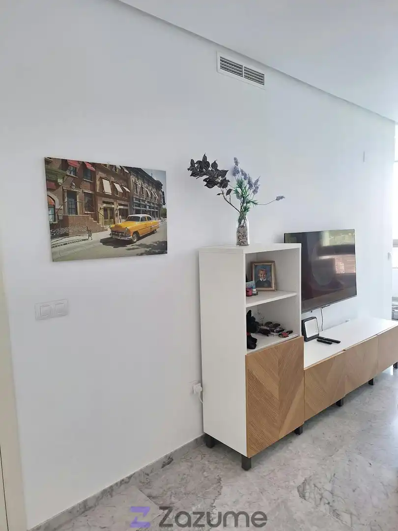 Wohnzimmer von Wohnung zur Miete in Benidorm mit Klimaanlage, Terrasse und Schwimmbad