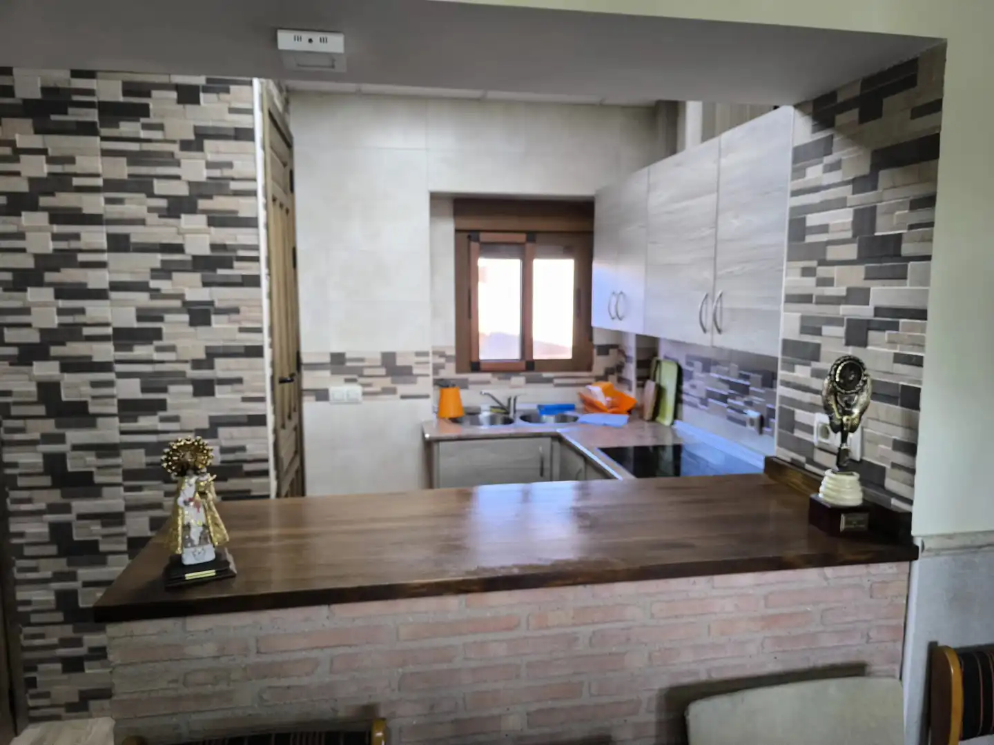 Cuina de Casa o xalet en venda en Viso del Marqués amb Aire condicionat, Jardí privat i Moblat