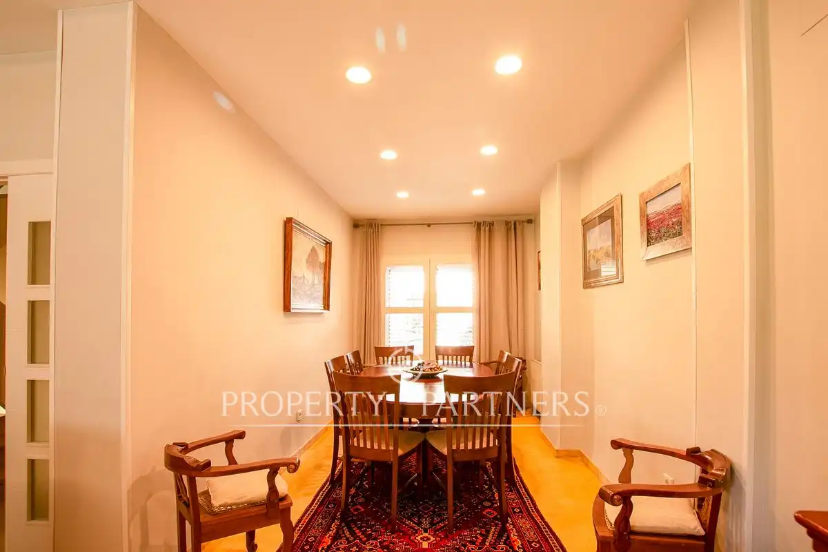 Comedor de Casa adosada en venta en Rocafort con Aire acondicionado, Calefacción y Piscina