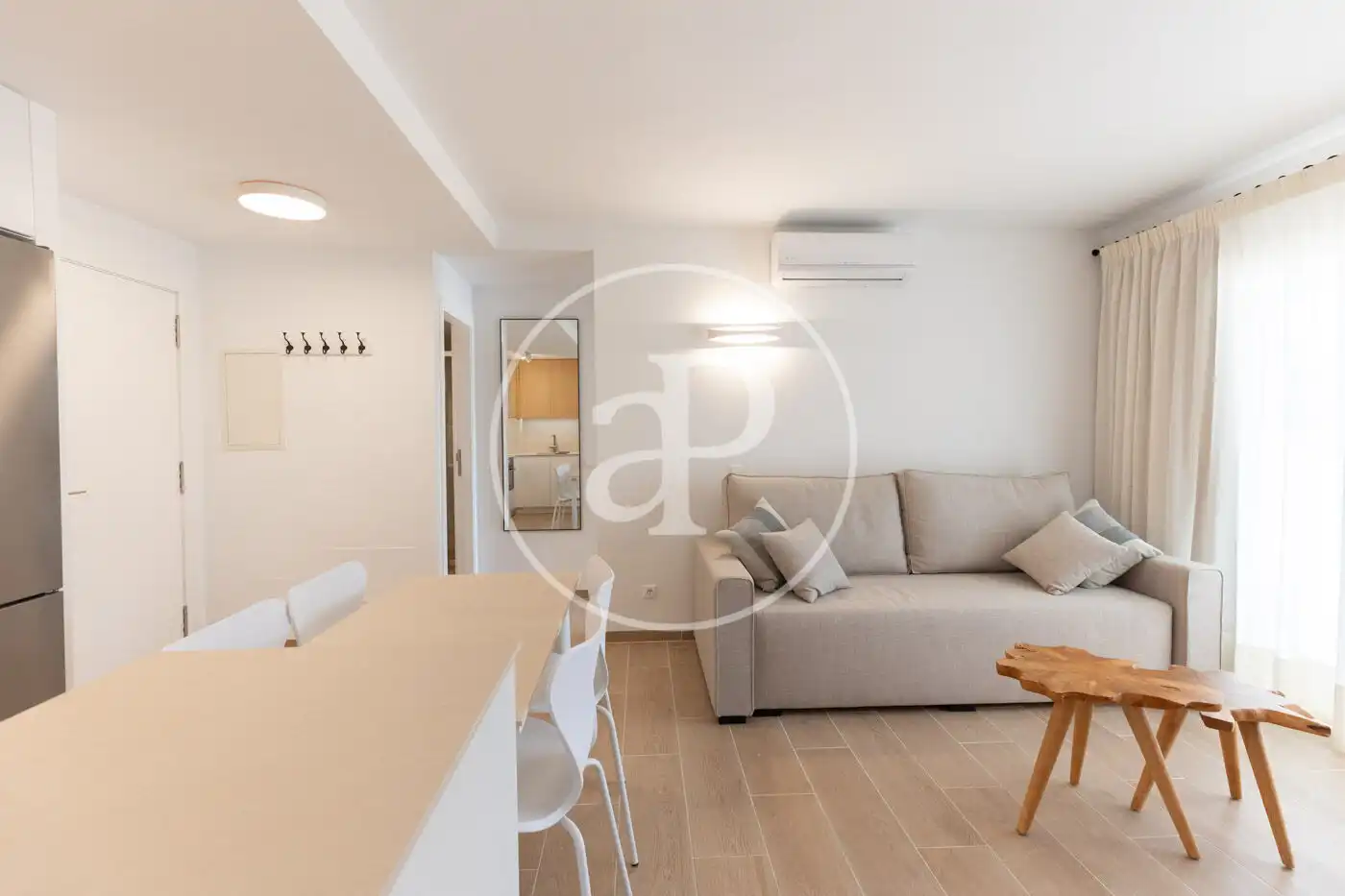 Sala de estar de Piso de alquiler en Son Servera con Aire acondicionado, Calefacción y Jardín privado