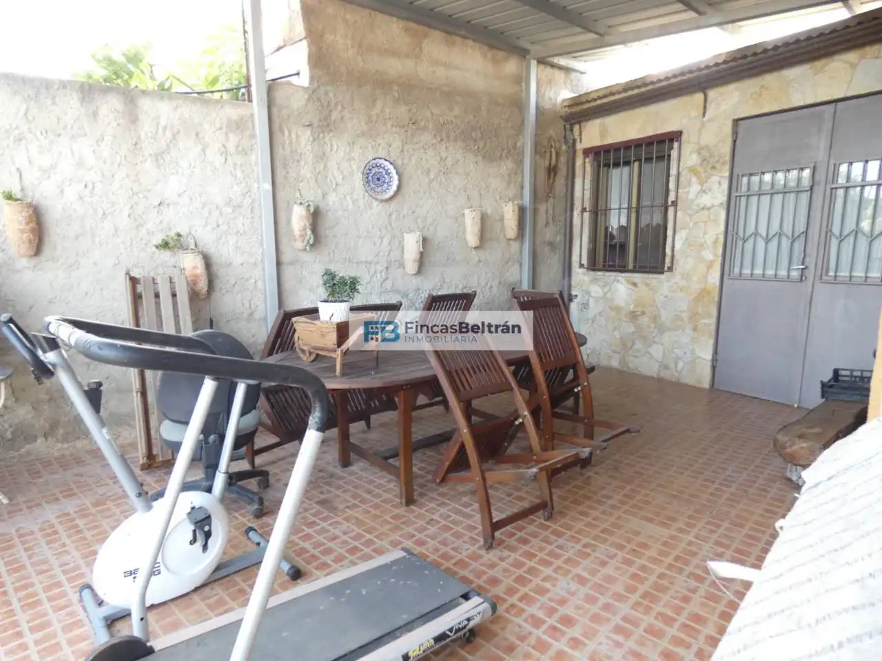 Terrassa de Finca rústica en venda en Benicarló amb Jardí privat i Moblat