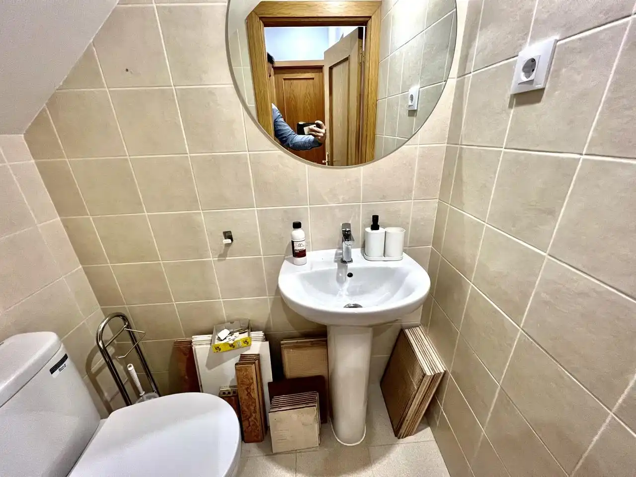 Bathroom of Ground floor for rent in Ávila  with Heating, Private garden and Terrace