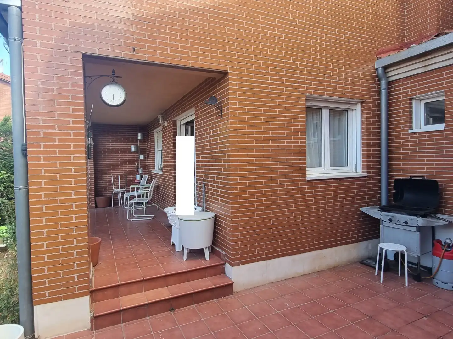 Vista exterior de Casa adosada en venda en Castrillo del Val amb Calefacció, Jardí privat i Terrassa