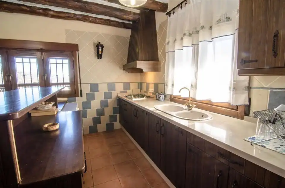 Cocina de Finca rústica en venta en Cáñar con Jardín privado