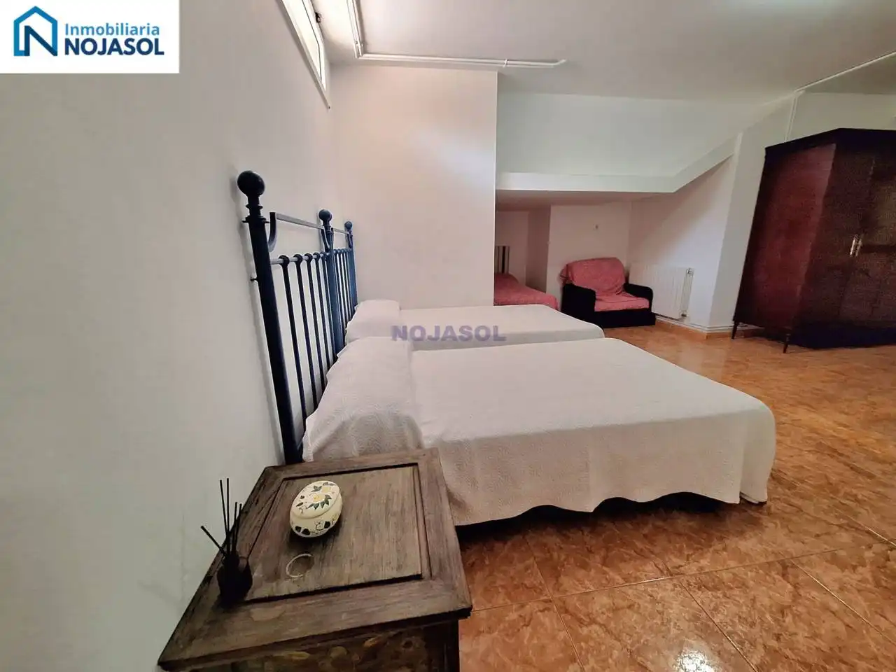 Wohnung zur Miete in Noja mit Heizung, Privatgarten und Terrasse