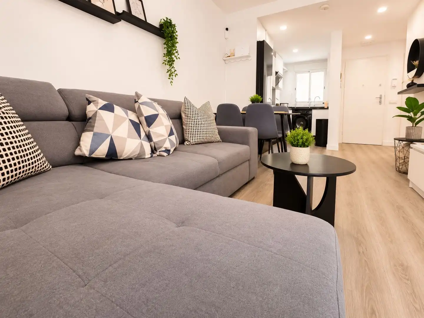 Living room of Flat for sale in Santiago del Teide  with Air Conditioner, Terrace and Swimming Pool