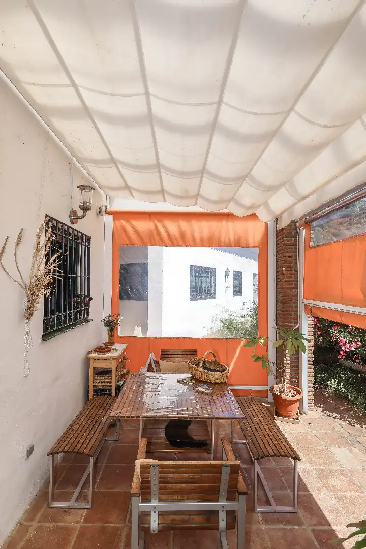 Terrassa de Casa o xalet en venda en Monda amb Aire condicionat, Jardí privat i Piscina