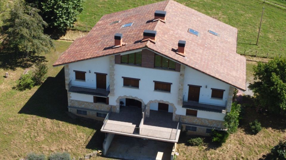 Exterior view of Single-family semi-detached for sale in Asteasu  with Heating, Terrace and Storage room