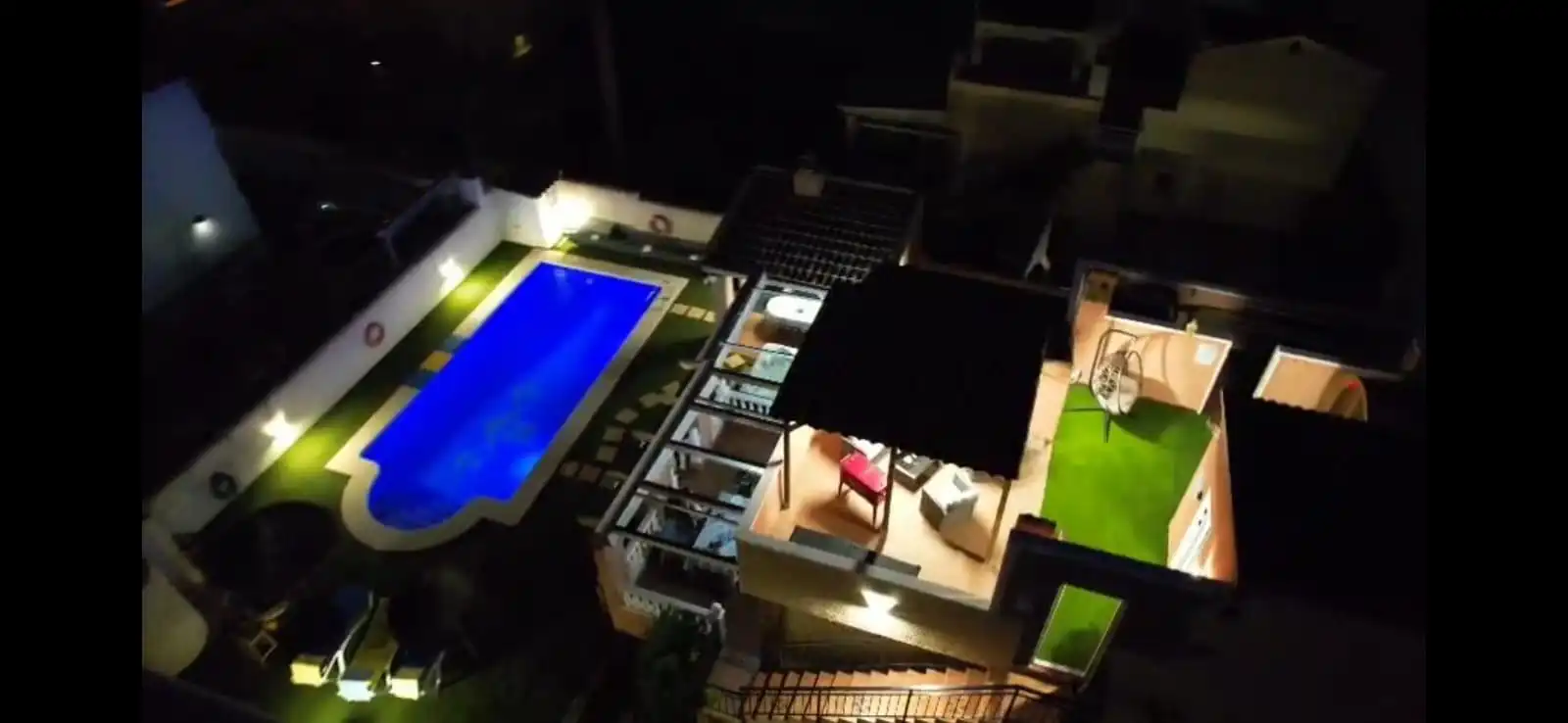 Terraza de Casa o chalet en venta en Mazarrón con Aire acondicionado, Jardín privado y Piscina