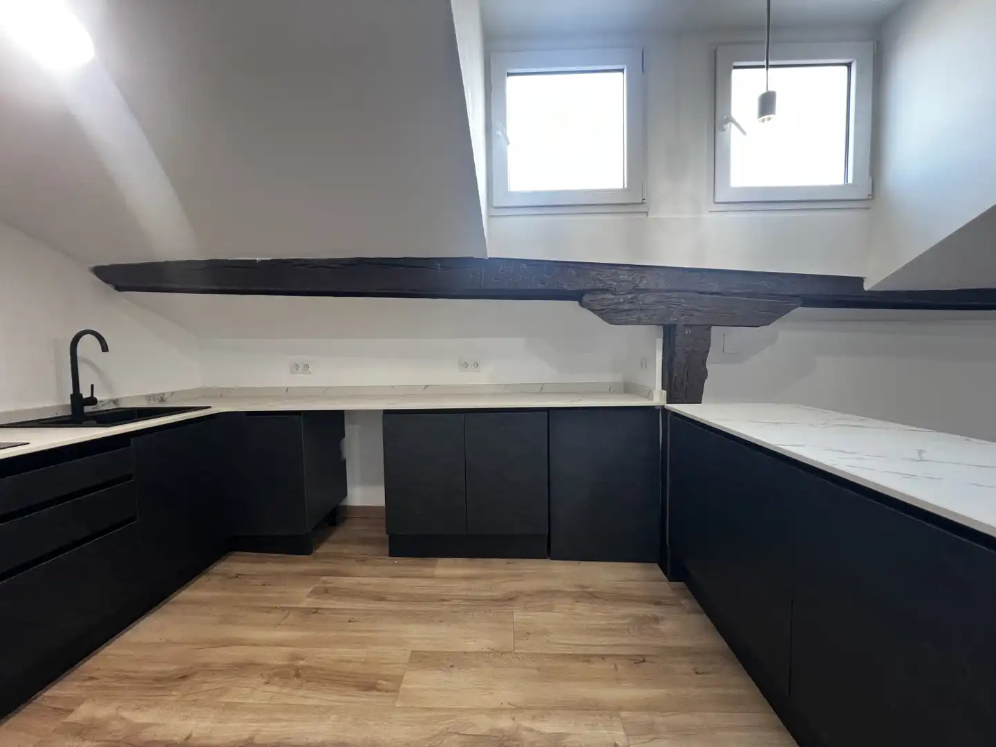 Kitchen of Attic for sale in Santander  with Heating, Private garden and Parquet flooring