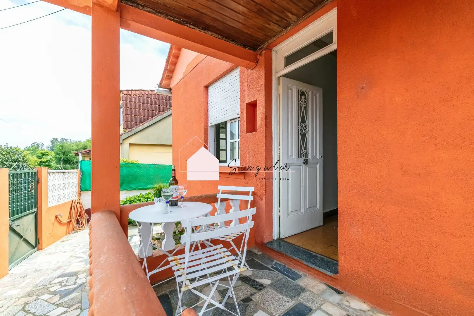 Terraza de Casa o chalet en venta en Vigo  con Calefacción, Jardín privado y Trastero