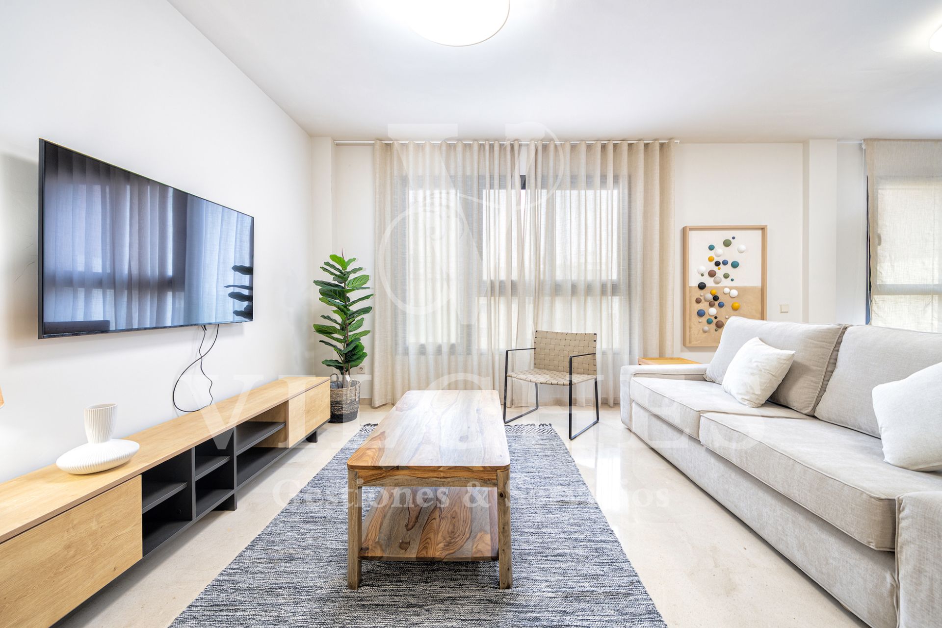 Living room of Duplex to rent in Las Palmas de Gran Canaria  with Air Conditioner and Furnished