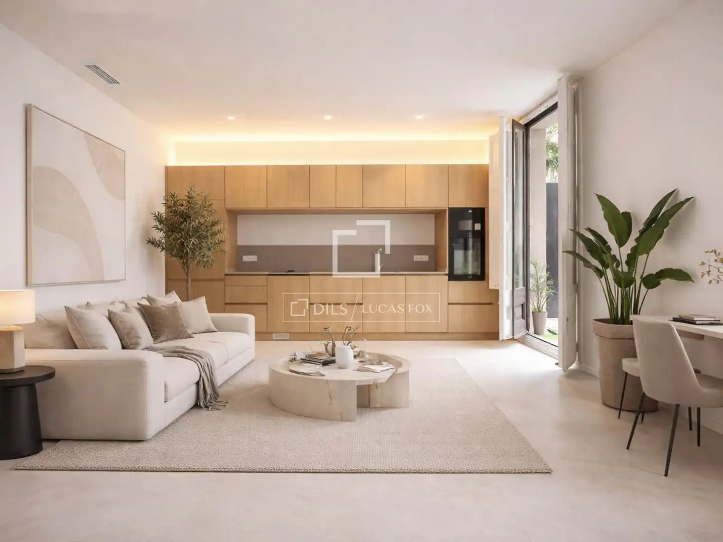 Sala d'estar de Pis en venda en Barcelona amb Aire condicionat, Calefacció i Terrassa