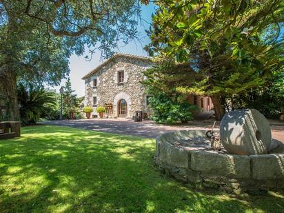 Jardí de Finca rústica en venda en Sant Cebrià de Vallalta amb Calefacció, Jardí privat i Terrassa