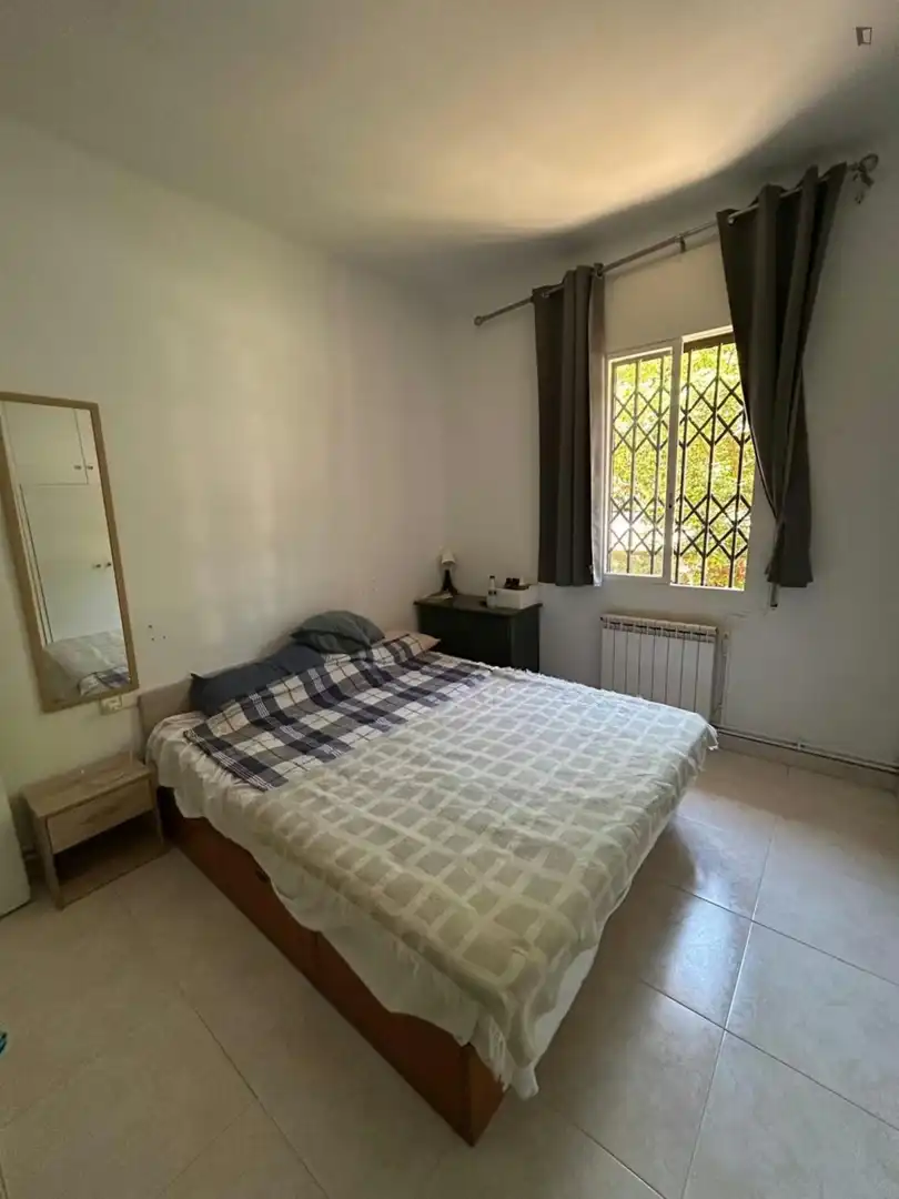 Bedroom of Apartments for share in Barcelona  with Furnished, Washing machine and Internet