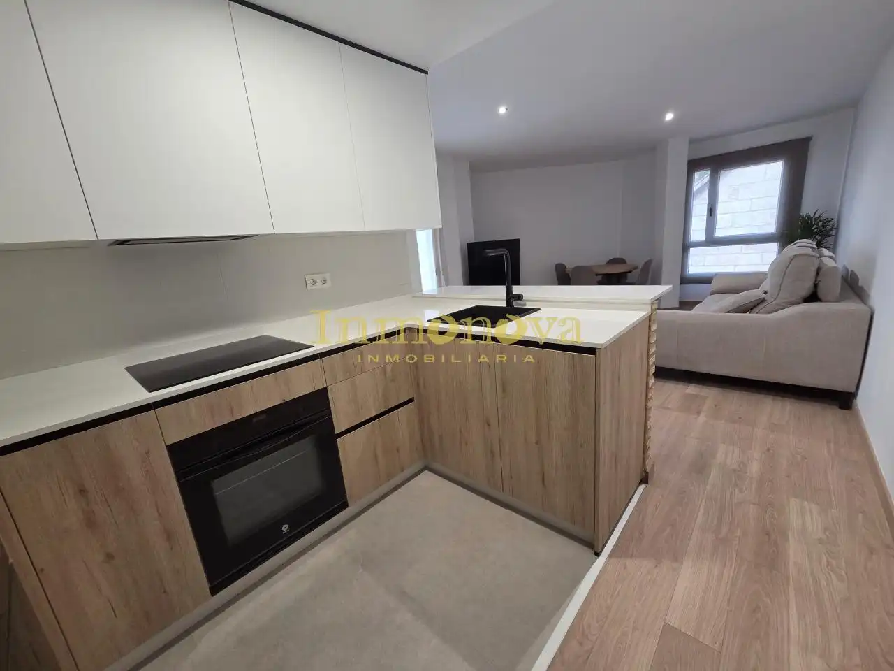 Kitchen of Flat for sale in Cangas   with Heating, Terrace and Storage room