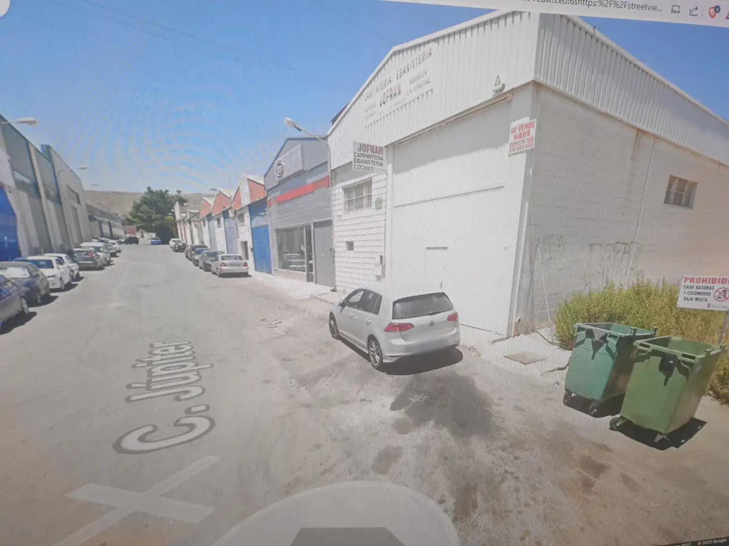 Vista exterior de Terreno industrial en venta en Huércal de Almería