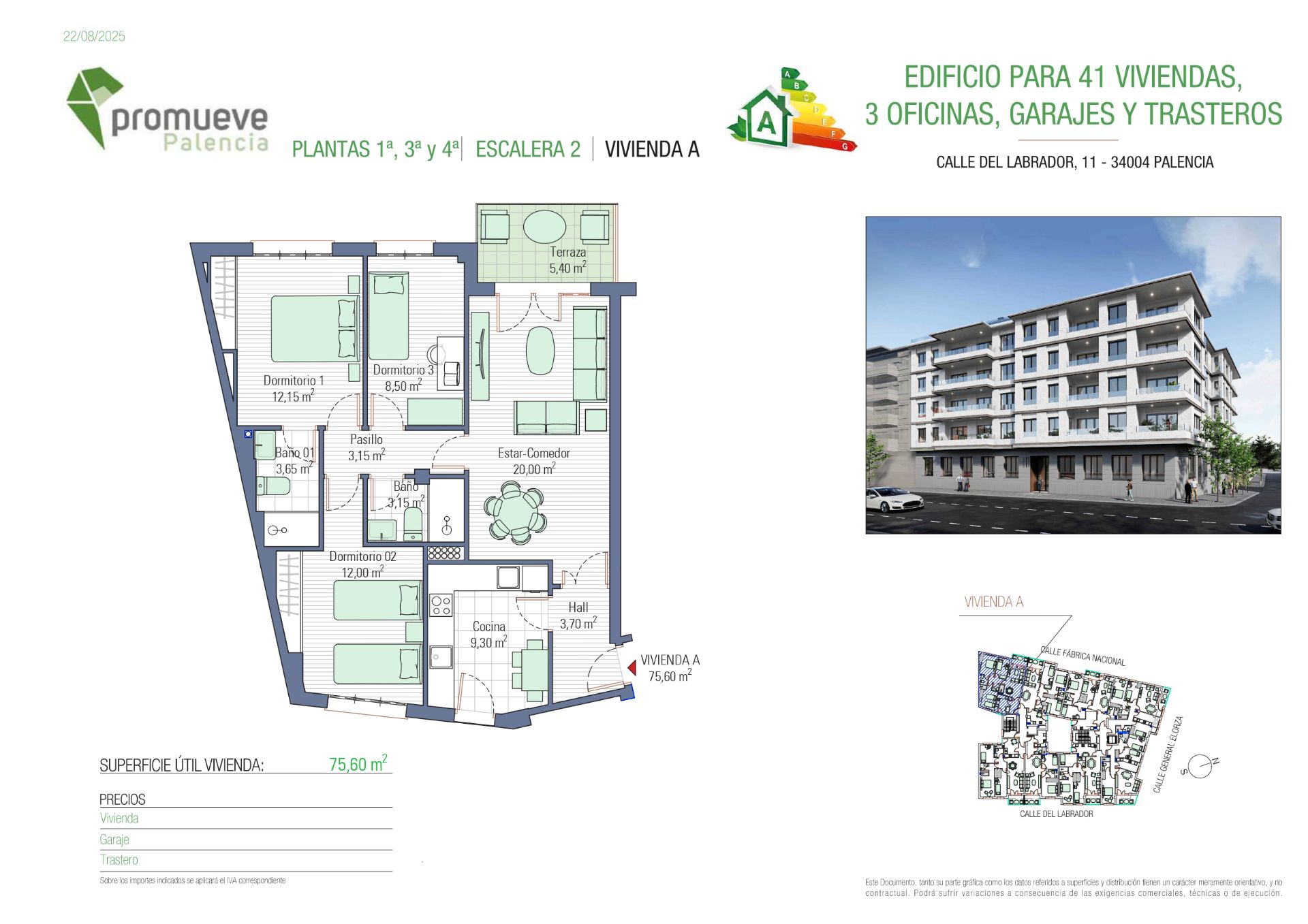 Flat for sale in Palencia Capital  with Heating and Terrace