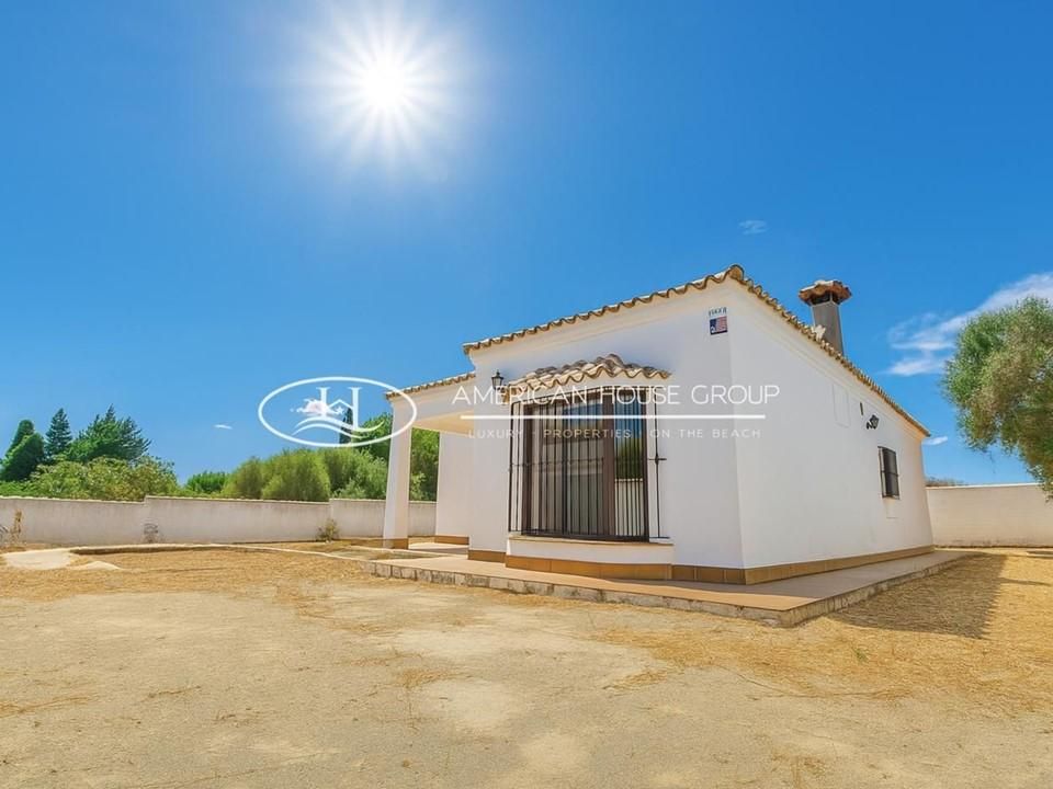 Exterior view of House or chalet for sale in Chiclana de la Frontera  with Private garden