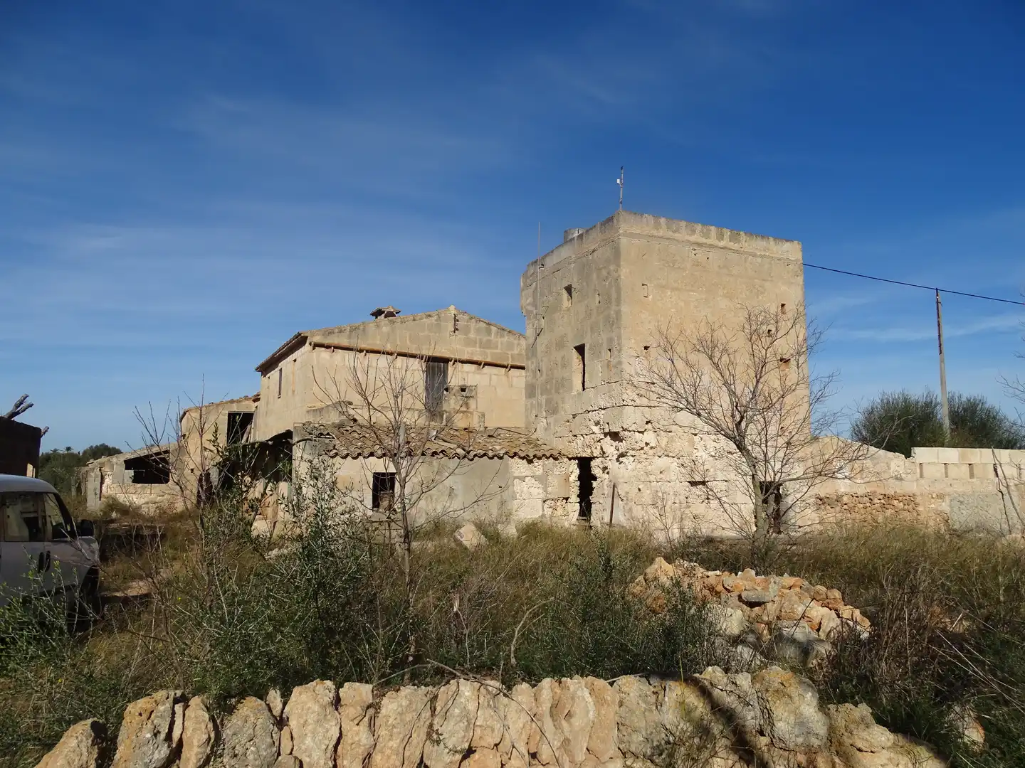 Vista exterior de Casa o xalet en venda en Campos amb Terrassa