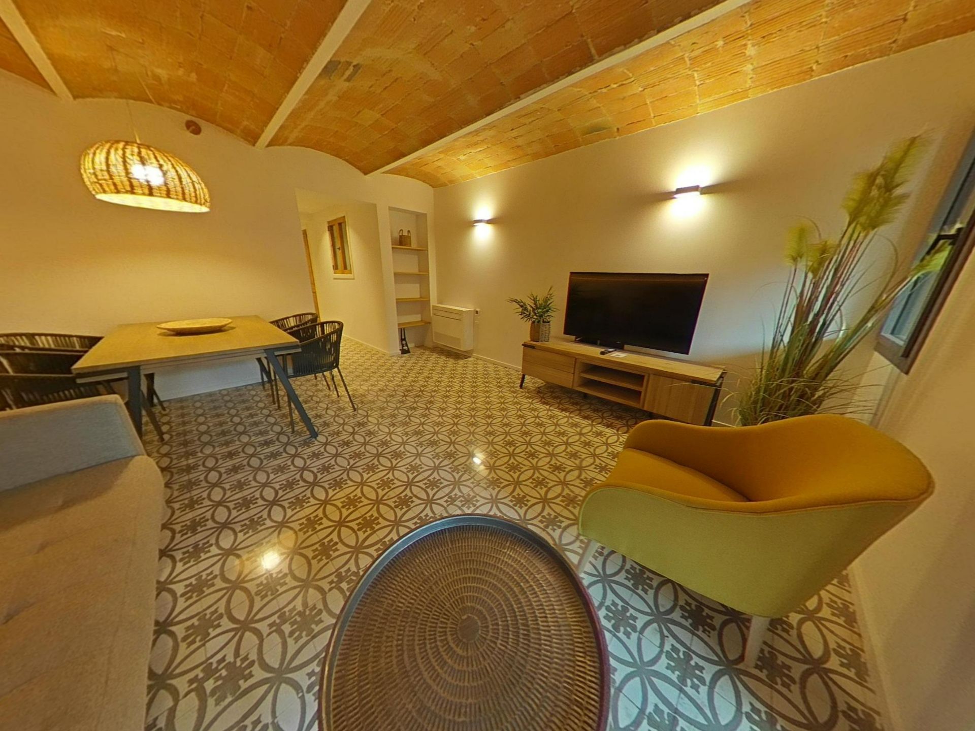 Sala de estar de Piso de alquiler en Girona Capital con Aire acondicionado, Calefacción y Terraza
