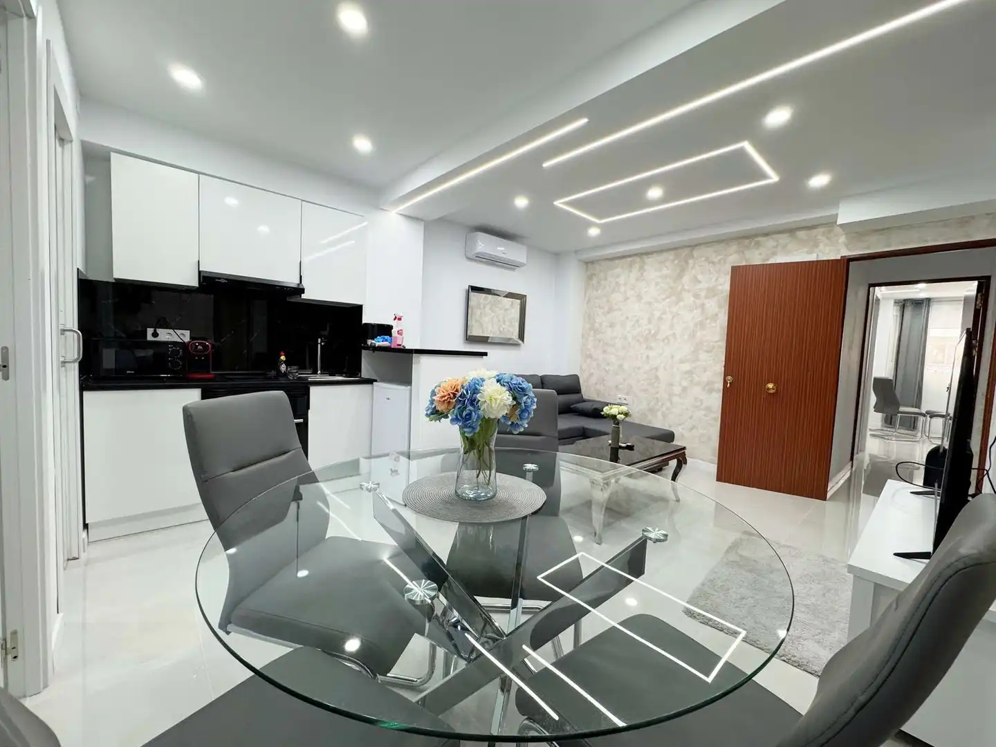 Sala de estar de Piso en venta en Alicante / Alacant con Jardín privado y Terraza