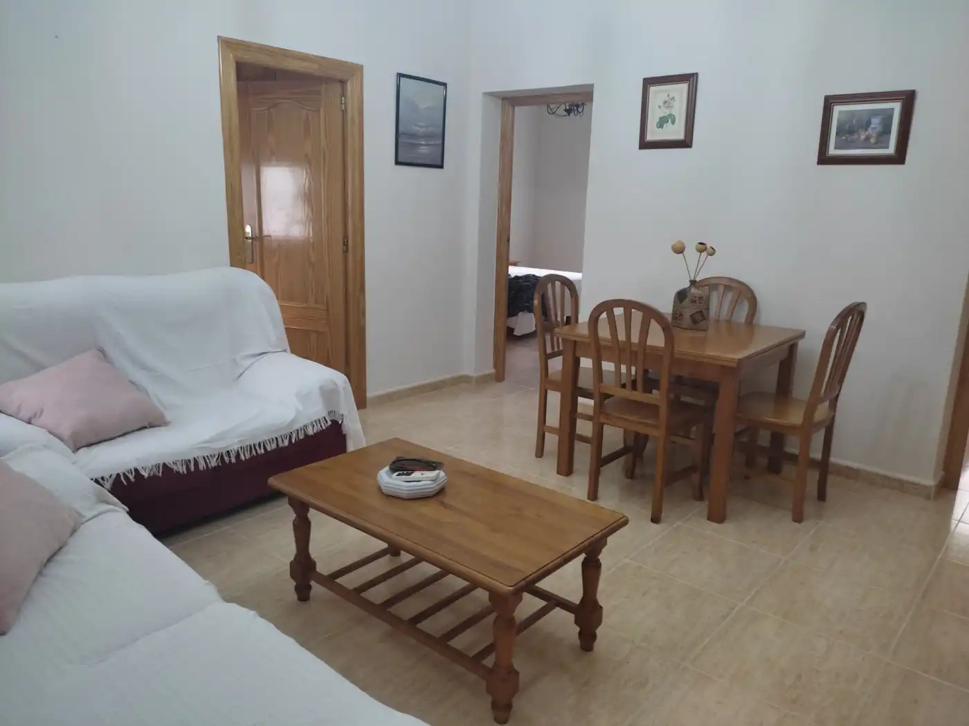 Sala de estar de Piso de alquiler en Cartagena con Aire acondicionado y Amueblado