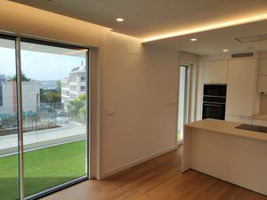 Living room of Flat for sale in Oleiros  with Heating, Terrace and Furnished