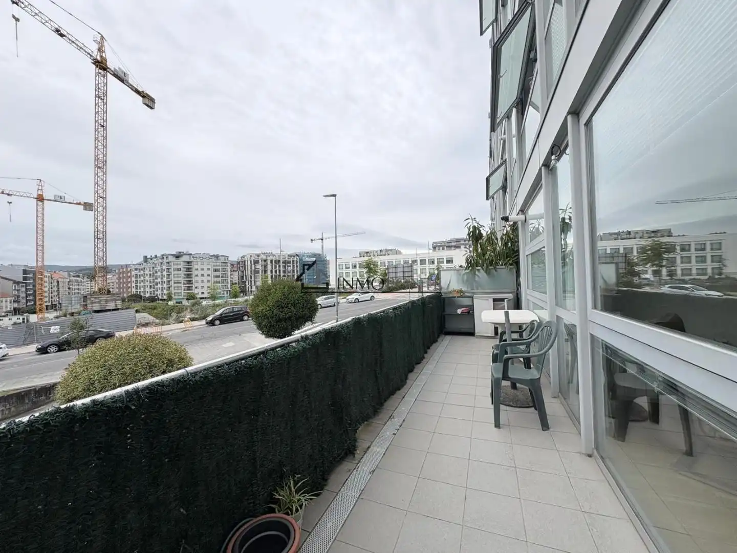 Terraza de Piso de alquiler en Pontevedra Capital  con Calefacción, Terraza y Trastero