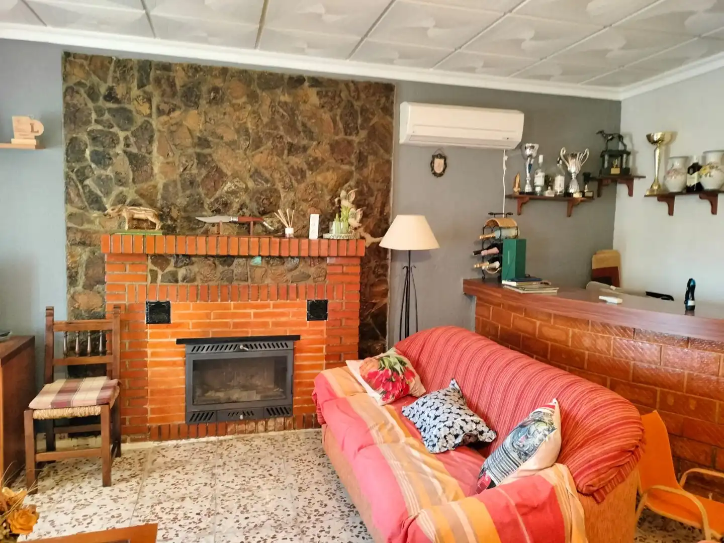 Sala de estar de Casa o chalet en venta en Almodóvar del Campo con Aire acondicionado, Calefacción y Terraza