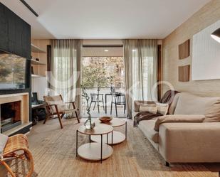 Sala d'estar de Apartament de lloguer en  Barcelona Capital amb Aire condicionat, Calefacció i Terrassa