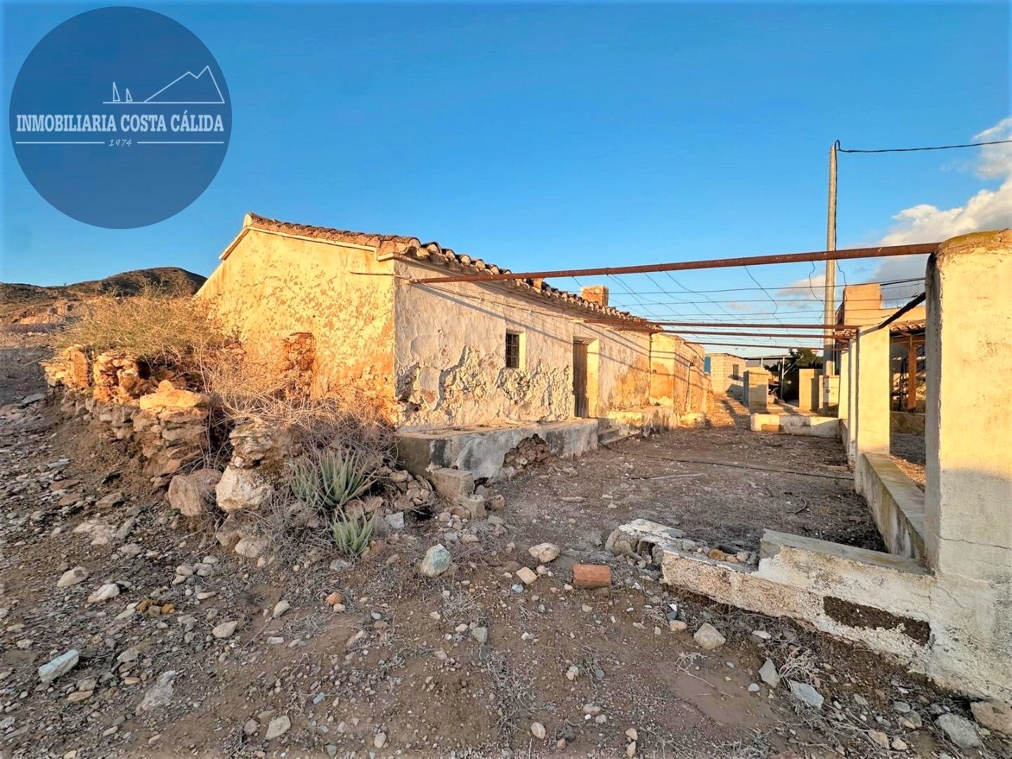 Exterior view of Country house for sale in Águilas  with Private garden, Terrace and Storage room
