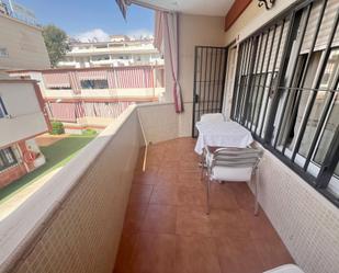 Balcony of Study to rent in Torremolinos  with Air Conditioner, Terrace and Swimming Pool