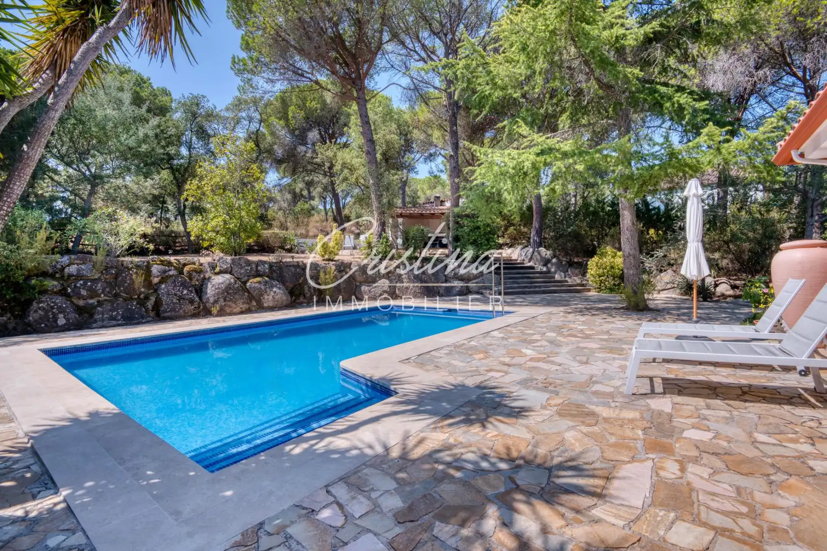 Piscina de Casa o xalet en venda en Santa Cristina d'Aro amb Calefacció i Piscina