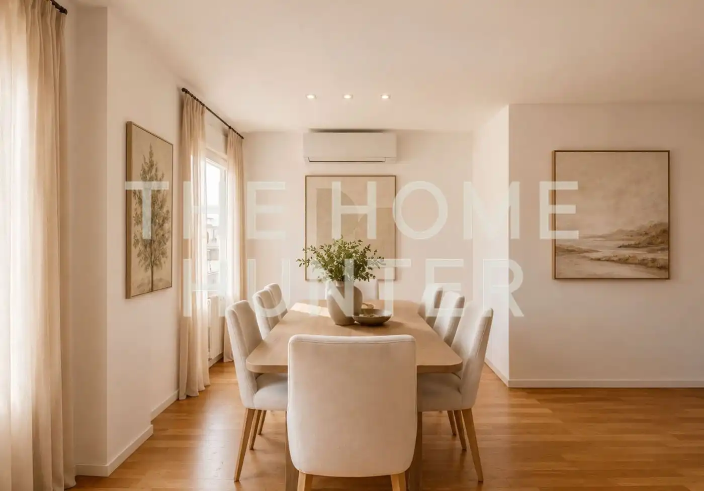 Dining room of Flat for sale in Barcelona  with Air Conditioner and Heating
