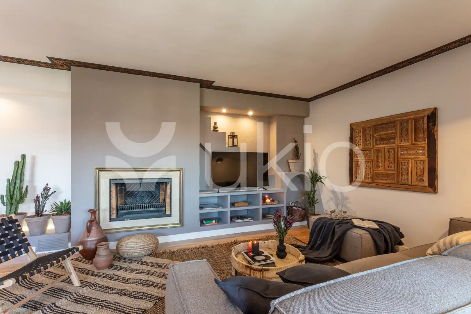 Living room of Apartments for rent in Madrid  with Air Conditioner, Heating and Terrace