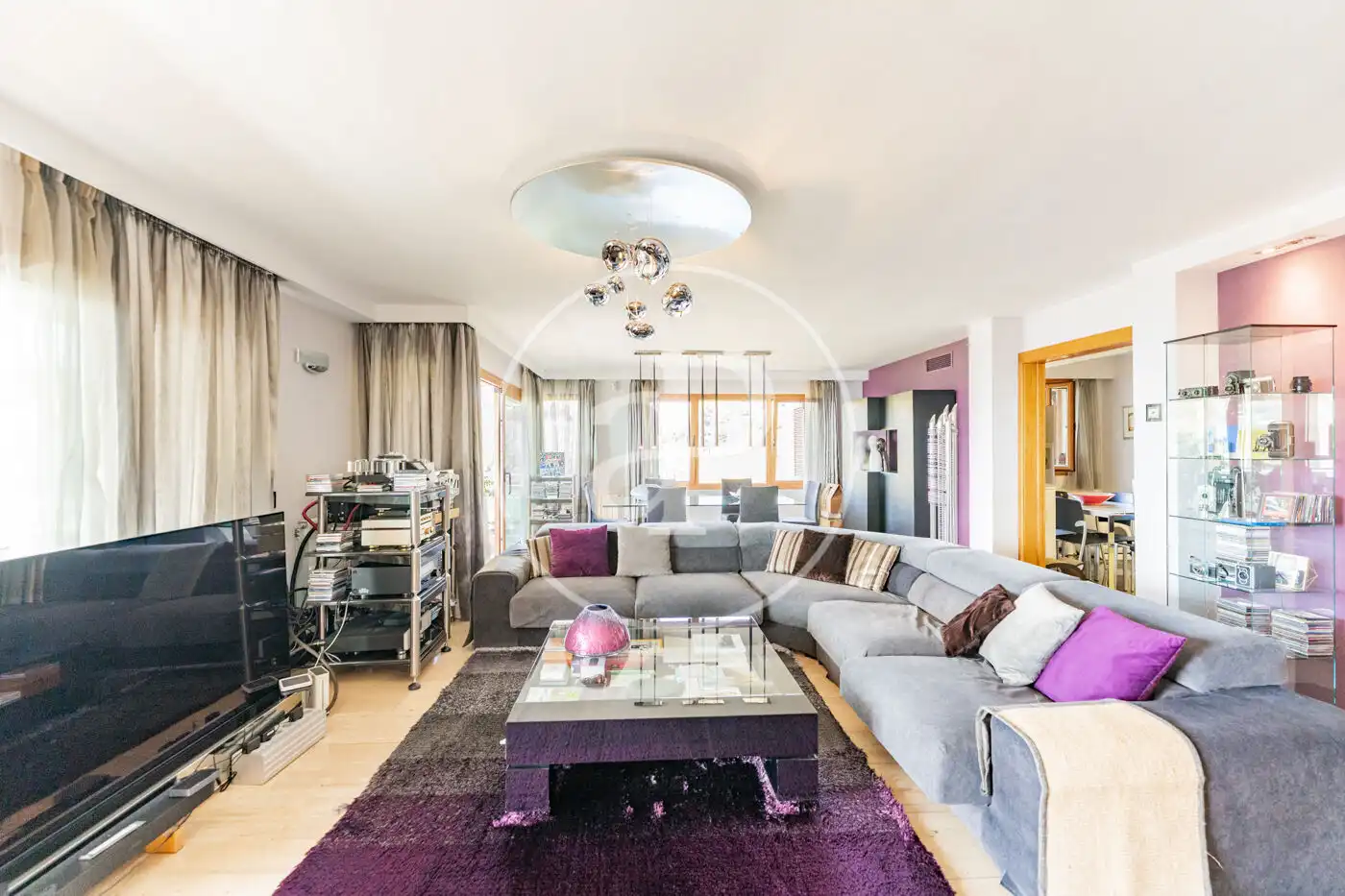 Wohnzimmer von Dachboden zum Verkauf in Calvià mit Klimaanlage, Heizung und Terrasse
