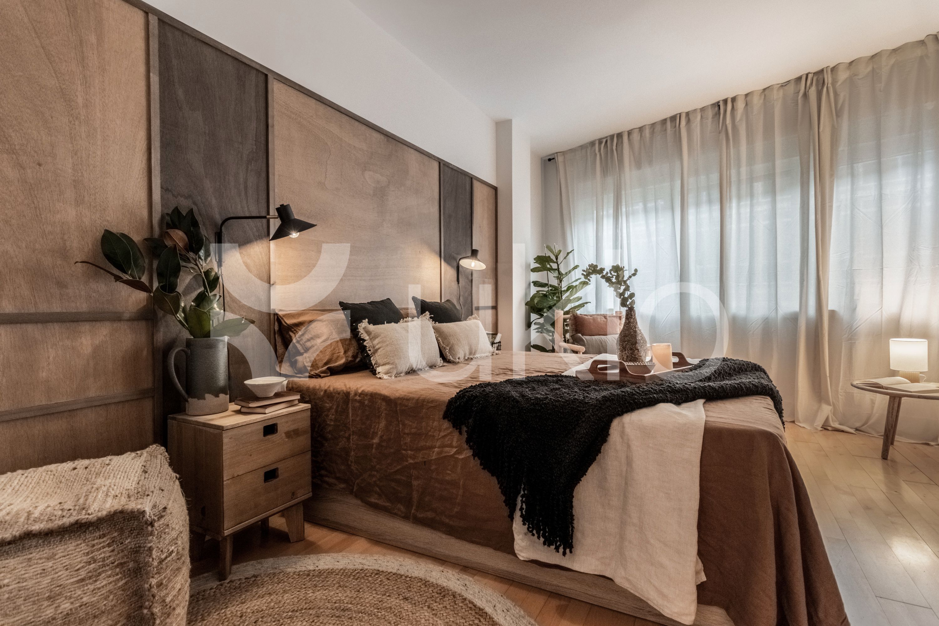 Bedroom of Apartment to rent in  Madrid Capital  with Air Conditioner, Heating and Terrace