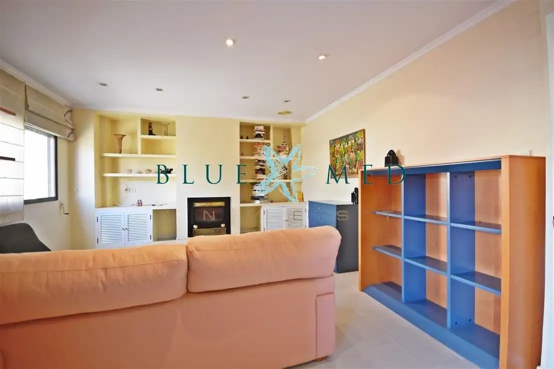 Sala de estar de Dúplex en venta en Mazarrón con Terraza, Trastero y Amueblado