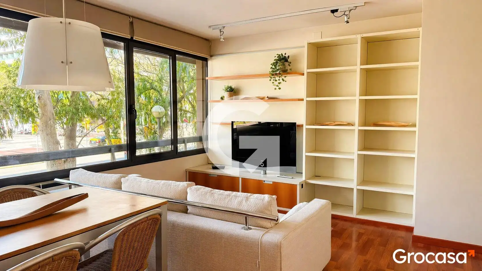 Sala de estar de Piso en venta en Barcelona con Aire acondicionado, Calefacción y Amueblado