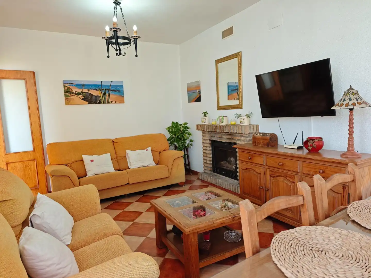 Living room of Houses for sale in Chiclana de la Frontera  with Heating, Private garden and Storage room